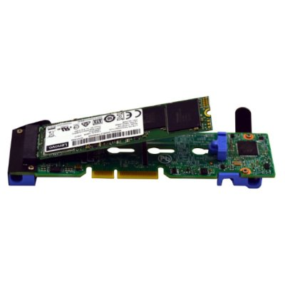 Lenovo ThinkSystem M.2SATA/NVMe 2-BayEnablement Kit (SR635/SR655/SR645/SR665); (SN550/SR860/ST250/SR250/ST650/SR630/SR650/SR670)V2; (SR635/SR655/SR645/ST650/SR850/SR860/SR675)V3