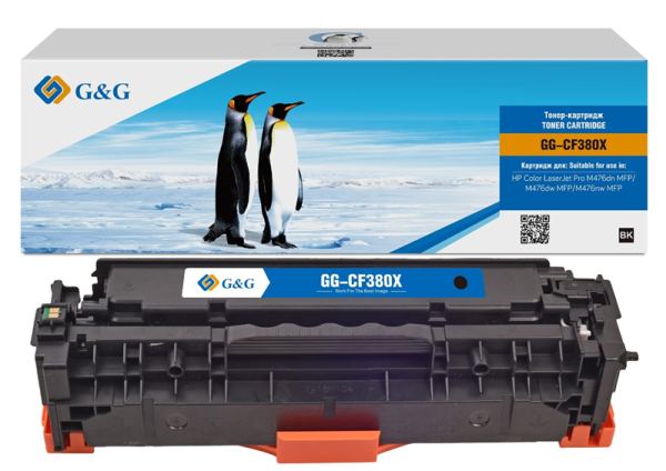 Картридж G&G 312X для LaserJet Pro MFP M476, черный (4400 стр.)