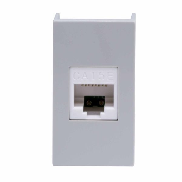 Розетка RJ-45 кат.5E,Viva,1 мод.,сер