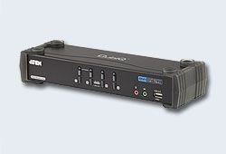 4-Port USB DVI Dual Link/CH7.1 Audio KVM-оборудованиеP™ Switch 4-Port USB DVI Dual Link/CH7.1 Audio KVM-оборудованиеP™ Switch