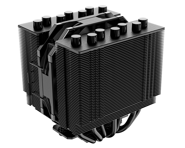 ID-COOLING SE-207-XT SLIM LGA20XX/1700/1200/115X/AM4 (12шт/кор, TDP 220W, PWM, черный, 7 тепл.трубок + медная база, 1 x FAN 120mm, черный) RET