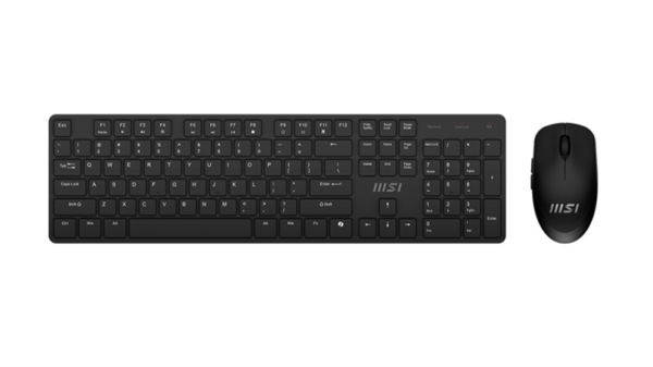 Keyboard and Mouse MSI FORGE K200 Combo, Wireless, Black