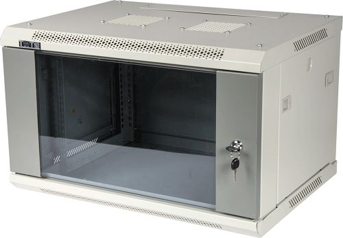 Шкаф настенный серии Pro, 15U 600x800, стеклянная дверь