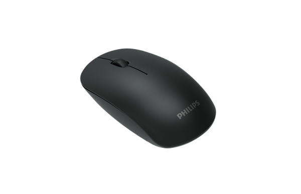 Philips  Беспроводная Мышь SPK7315, 2,4 GHz , 3 кноп., 1600dpi, бесшумная, Чёрный