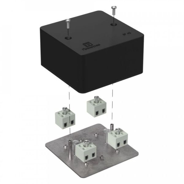 Коробка огнестойкая для кабель-канала 40-0460-FR2.5-8 Е15-Е120 RAL9005 85х85х45 (44 шт/кор)