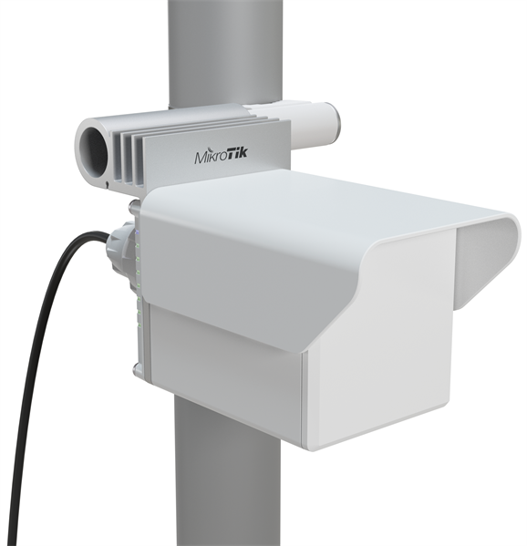 MikroTik Cube 60Pro ac (60Ghz antenna, 802.11ay wireless and 5GHz 802.11ac backup, 4 core x 716MHz CPU, 256MB RAM, 1 x Gigabit LAN port, RouterOS L4, POE, PSU) for use as a CPE in Point-to-Multipoint