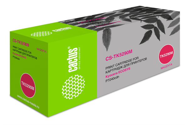 Cactus CS-TK5290M TK-5290M пурпурный (13000стр.) для Kyocera Ecosys P7240cdn