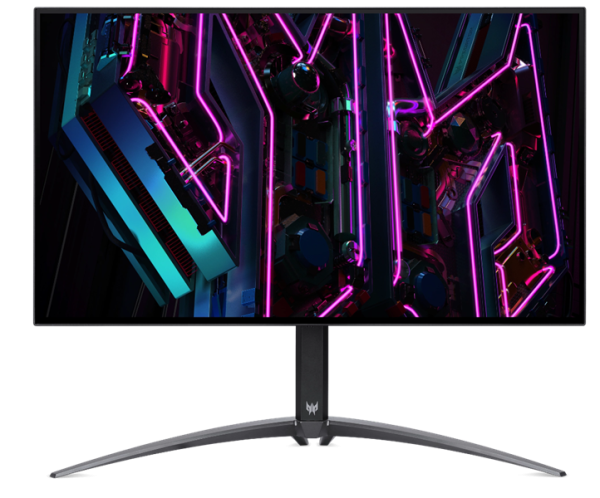 Acer Predator X27Ubmiipruzx 26,5" OLED 2560x1440 240 Hz1 000cd/m 20,01 /  0,03ms 2xHDMI + 1xDP + 1xType-C(90W) + Audio out + USB 3.2x2+USB-B +Speaker 5Wx2150 H.Adj Pivot