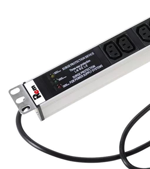 ЦМО Верт блок розеток Rem-16, 1х16A, фил, инд, 25C13, 1820мм, 42-48U, шнур 3м