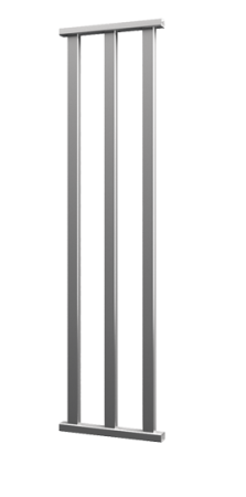 Секция полноростовая 700 мм Нержавеющая сталь