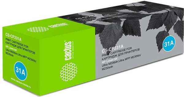 Cactus CS-CF231A CF231A черный (5000стр.) для HP LJ M206dn/Ultra MFP M230fdn/M230sdn