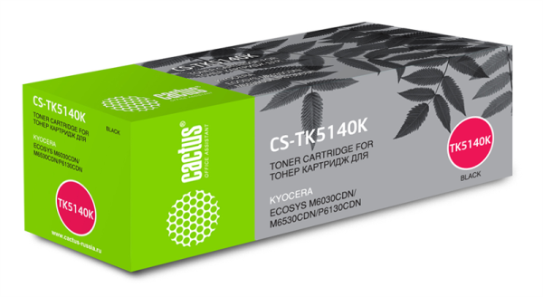 Cactus CS-TK5140K TK-5140K черный (7000стр.) для Kyocera Ecosys M6030cdn/M6530cdn/P6130cdn