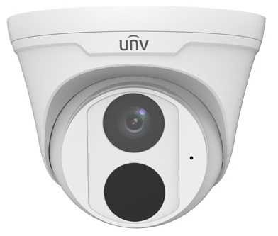 Uniview Видеокамера IP купольная, 1/2.7" 2 Мп КМОП @ 30 к/с, ИК-подсветка до 30м., 0.01 Лк @F2.0, объектив 4.0 мм, WDR, 2D/3D DNR, Ultra 265, H.265, H.264, MJPEG, 2 потока, встроенный микрофон, детекц