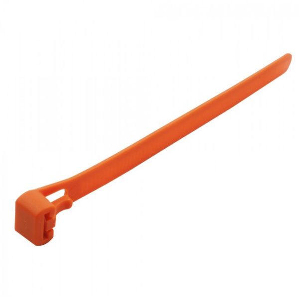 Многоразовая хомут-стяжка 300 х 7,5 мм (оранжевая) (50 шт/500 шт уп/кор)