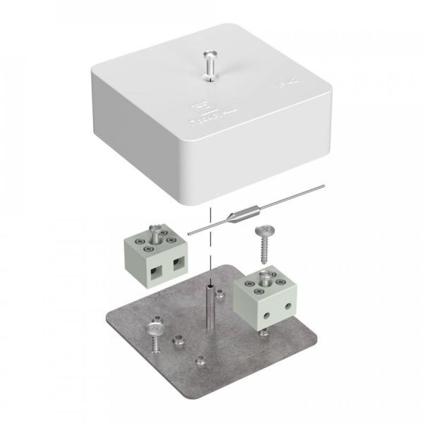 Коробка огнестойкая для кабель-канала 40-0450-FR6.0-4-П Е15-Е60 (латунь) с термопредохранителем RAL9003 75х75х30 (87 шт/кор) Коробка огнестойкая для кабель-канала 40-0450-FR6.0-4-П Е15-Е60 (латунь) с термопредохранителем RAL9003 75х75х30 (87 шт/кор)