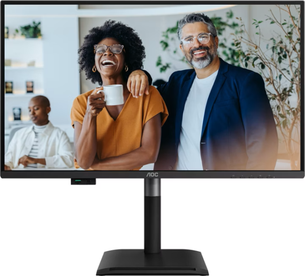 27" AOC 2560x1440 WLED 16:9 IPS 350cd, 1500:1, 50M:1, 4ms, 178°/178°, HDMI, DP, USB hub: 4*USB3.2, 3*USB-C, RJ45, 120Hz, Speakers, Tilt, Height, Swivel, Pivot, VESA, Black, 3y