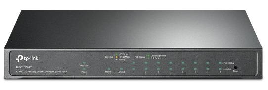 Tp-Link TL-SG1210MPE, 10-Port Gigabit Easy Smart Switch with 8-Port PoE+
