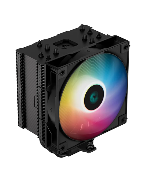 DEEPCOOL AG500 BK ARGB LGA1700/1200/115X/AM5/AM4 (12шт/кор, TDP 240W, PWM, ARGB Fan 120mm, 5 тепл. трубок) RET
