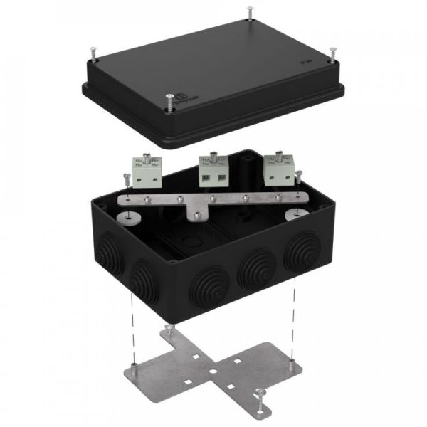 Коробка огнестойкая для о/п 40-0310-FR6.0-6 Е15-Е120 RAL9005 150х110х70 (6 шт/кор)