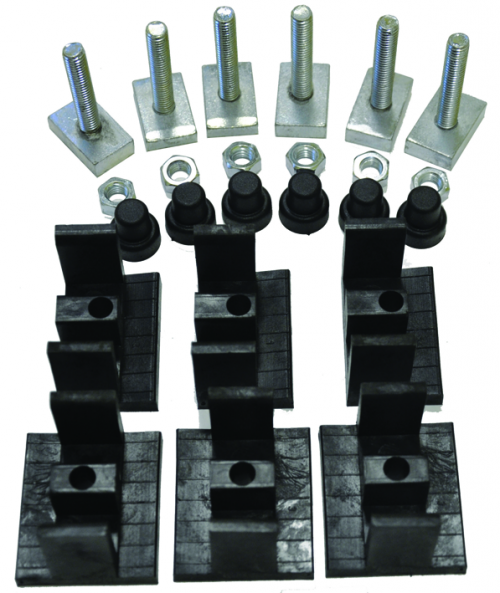 Комплект шинодержателей, 3p, d=20 mm RAM block