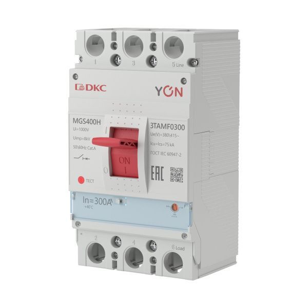 Авт. выкл. YON MGS400 3P 240-300A 75kA