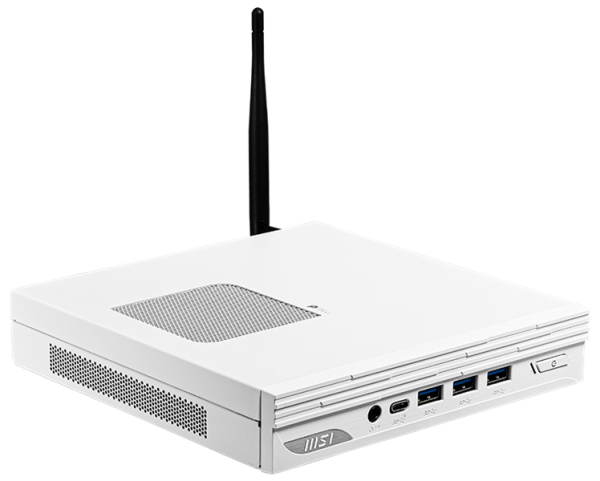 MSI Pro DP10 12M Mini Core i5-1235U (1.3GHz), 16Gb (8GBx2) DDR4 SO-DIMM, 512GB SSD M.2, Intel Graphics, noDVD, WiFi, BT, 120W, VESA, VGA, noOS, 1y war-ty, White