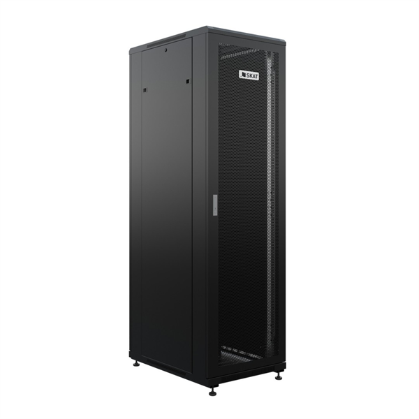 (4403) Бастион SKAT TB-22R680PF-B Телекоммуникационный шкаф 22U/600x800мм/Пд-перф/Зд-металл/RAL9005/53,3кг/1.5 л.г