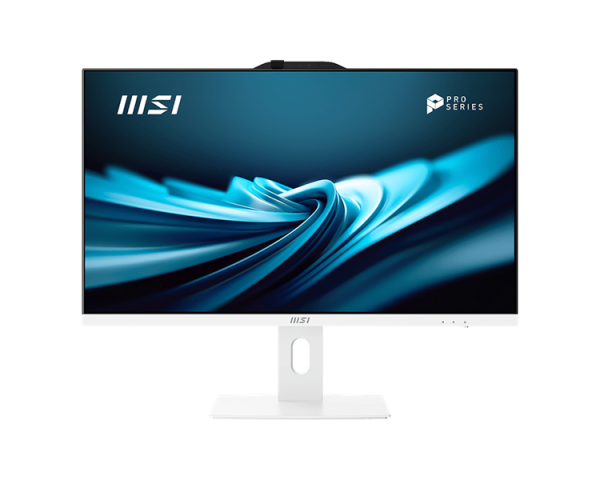 MSI Pro AP272P 14M AiO 27" FHD(1920x1080)IPS AG Non-touch, Core i5-14400 (2.5GHz), 16Gb DDR5(2x8Gb), 512GB SSD M.2, Intel UHD, WiFi, BT, camera, WirelessKB&mouse Eng/Rus,No OS,1y war-ty, White