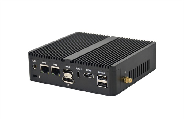 IRBIS Smartdesk mini PC Fanless Intel N100 (4C/4T - up to 3.4Ghz), 8GB DDR4 2666, 256GB SSD M.2, Intel UHD, WiFi, BT, 2xRS232 (serial COM port), NoOS, 1Y