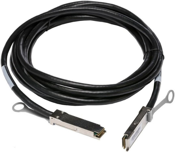 FiberTrade Кабель прямого подключения FT-QSFP+CabP-AWG26-2 (40G, 26AWG витая пара, QSFP+, 2м)