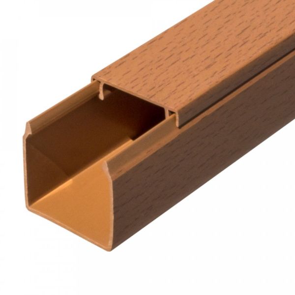 Кабель-канал бук 2-й замок 40х40 мм (60м/уп) Кабель-канал бук 2-й замок 40х40 мм (60м/уп)