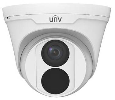 Uniview Видеокамера IP купольная, 1/3" 4 Мп КМОП @ 30 к/с, ИК-подсветка до 30м., 0.01 Лк @F2.0, объектив 4.0 мм, DWDR, 2D/3D DNR, Ultra 265, H.265, H.264, MJPEG, 2 потока, детекция движения, детекция