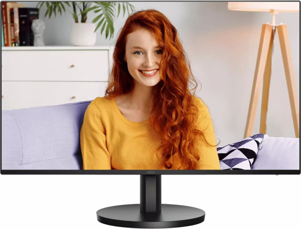 27" AOC  27B3QA2 1920х1080, WLED, 16:9, IPS, 300cd, 1500:1, 20M:1, 4ms, 178/178, VGA, HDMI, DP, 120Hz, Speakers, Tilt, Внутр, VESA, Black, 3y