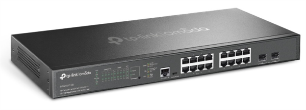 TP-Link SG3218XP-M2, Omada 16-Port 2.5GBASE-T and 2-Port 10GE SFP+ L2+ Managed Switch with 8-Port PoE+