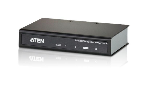 ATEN 2 PORT HDMI Splitter W/1,8M W/EU ADP,