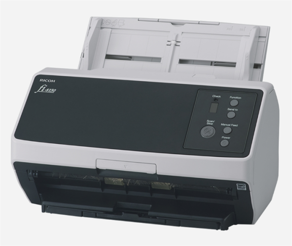 Ricoh scanner fi-8150 Сканер уровня рабочей группы, 50 стр/мин, 100 изобр/мин, А4, двустороннее устройство АПД, USB 3.2, светодиодная подсветка.