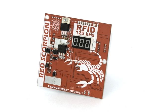 Плата блока вызова RED SCORPION для домофона МК2003, встроенный ридер RFID EM