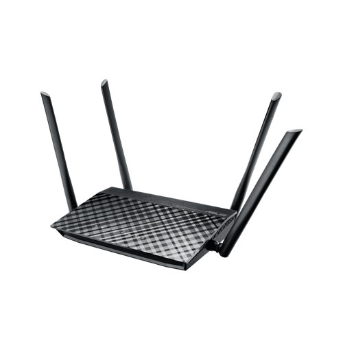 ASUS RT-AC1200 // AC1200 // 300 + 867Mbps, 2,4 + 5 gGz, 4 antenna, USB