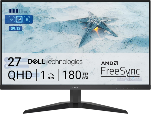 Dell 27"    G2725D  Bk/BK ( IPS; 16:9; 400cd/m2; 1000:1; 1ms; 2560x1440x180Hz; 1,06 bill; AMD FreeSync™ 99% sRGB; DP; 2xHDMI; Tilt; VESA)