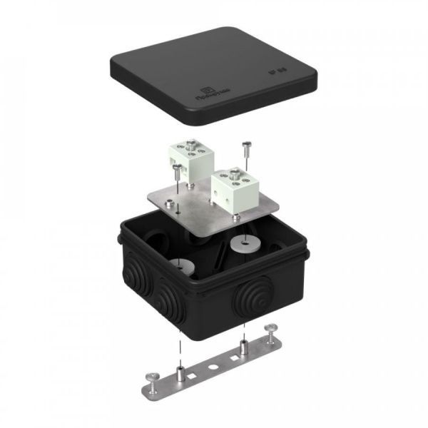 Коробка огнестойкая для о/п 40-0210-FR6.0-4 Е15-Е120 RAL9005 80х80х40