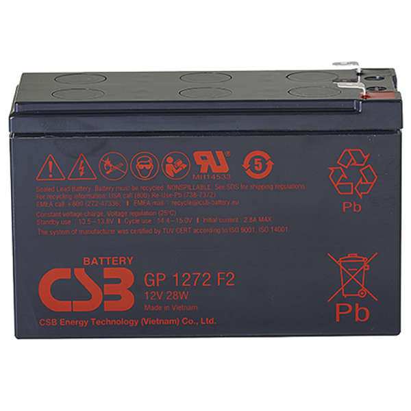 CSB Аккумуляторная батарея для ИБП (28W) (12V/7,2Ah)