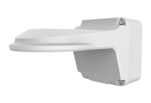 Uniview Fixed Dome Outdoor Wall Mount, wall installation for IPC36XXL series fixed dome(Extra back outlet) Dimensions 125mm*125mm*228mm (4.92” x4.92”x8.98”) Weight 1kg(2.20lb) Material Aluminum alloy