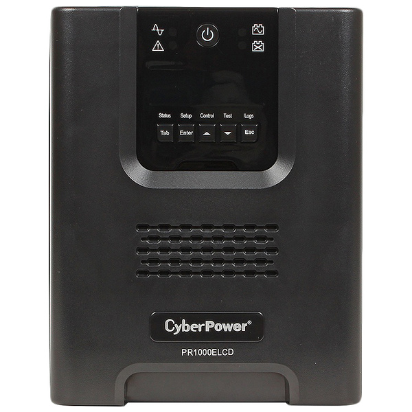 CyberPower PR1000ELCD Line-Interactive 1000VA/900W USB/RS-232/EPO/SNMPslot (8 IEC С13)