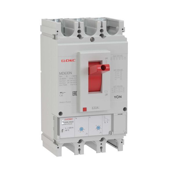 Авт. выкл. YON MD630H-TM400 3P 400А 65kA Ir 0.7…1xIn Ii 5…10xIn