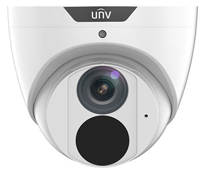 Uniview Видеокамера IP купольная, 1/2.7" 4 Мп КМОП @ 30 к/с, ИК-подсветка до 50м., LightHunter 0.003 Лк @F1.6, объектив 4.0 мм, WDR, 2D/3D DNR, Ultra 265, H.265, H.264, MJPEG, 3 потока, встроенный мик