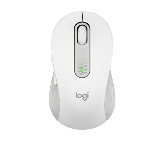Logitech Wireless Mouse Signature M650, White, Bluetooth, Logitech Bolt [910-006255]