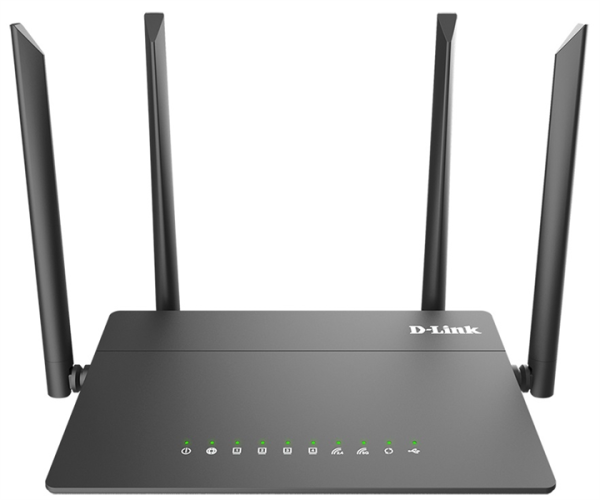 D-Link Беспроводной маршрутизатор N300, 2,4 ГГц, 1x100Base-TX WAN, 4x100Base-TX LAN, 1хUSB, 3G/LTE, 2 внешние несъемные антенны 5 дБи