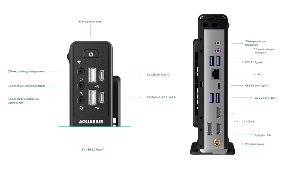 Настольный компьютер Aquarius AQdesk P30 K50. Изображение  6