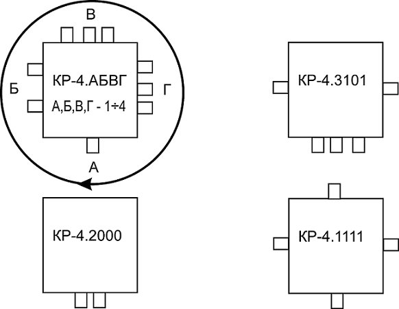 Коробка распределительная КР-4.4000. Изображение 1 Коробка распределительная КР-4.4000. Изображение 1