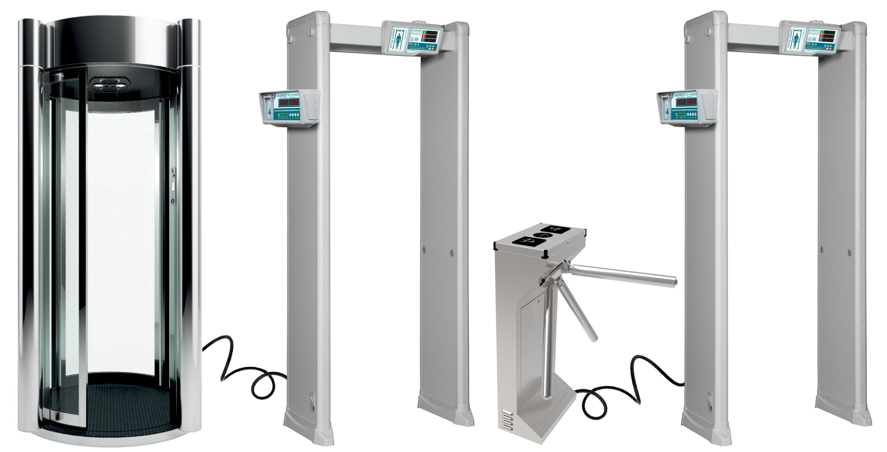 Арочный металлодетектор БЛОКПОСТ PC И 6 с измерением температуры тела. Изображение  1